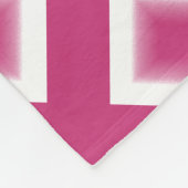 Couverture en polaire - Blocs en diamant magenta (Coin)