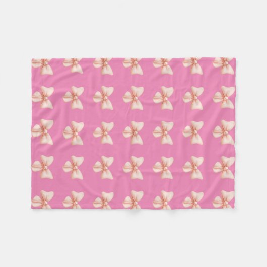 Couverture en polaire cabot rose (Devant (Horizontal))