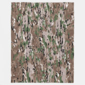 couverture en polaire camouflage (Devant)