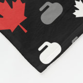 Couverture en polaire Canada Curling Rocks (person (Coin)
