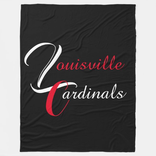 Couverture en polaire cardinale Black Louisville (Devant)