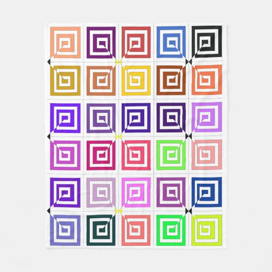 Couverture en polaire carré (Devant)