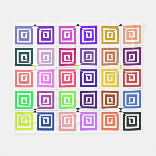 Couverture en polaire carré (Devant (Horizontal))