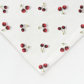 Couverture en polaire cerises (Coin)