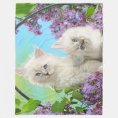 Couverture en polaire/chatons (Devant)