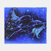 Couverture en polaire Cheval (Devant (Horizontal))