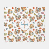 Couverture en polaire chic pays Citrouille personn (Devant (Horizontal))