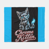 Couverture en polaire Chrome Kitten (Devant (Horizontal))
