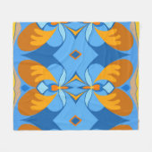 Couverture en polaire ciel orange (Devant (Horizontal))