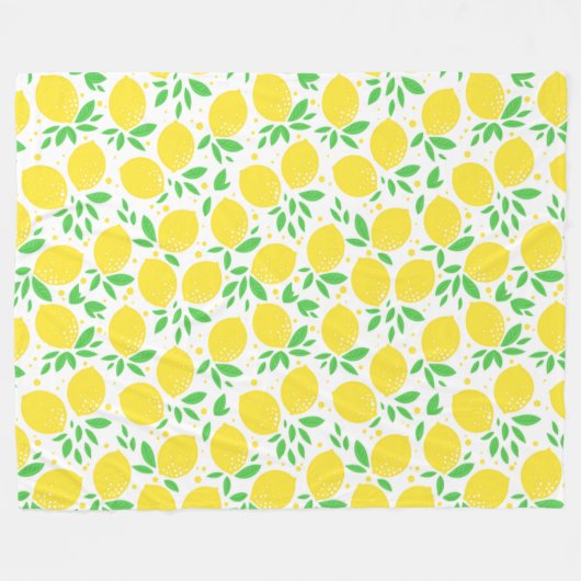 Couverture en polaire citron jaune (Devant (Horizontal))