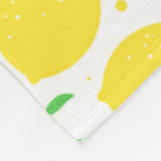 Couverture en polaire citron jaune (Coin)
