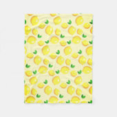 Couverture en polaire citron jaune (Devant)