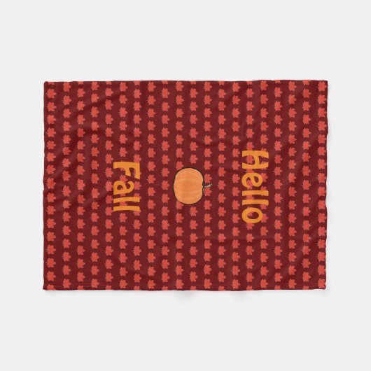 couverture en polaire citrouille (Devant (Horizontal))