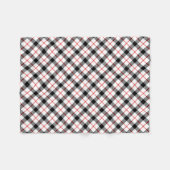 Couverture en polaire classique rouge noir et blan (Devant (Horizontal))