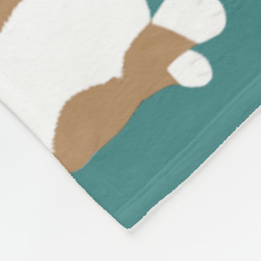 Couverture en polaire Corgi (Coin)