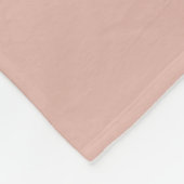Couverture en polaire couleur rose pâle personnali (Coin)