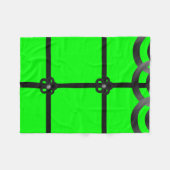 couverture en polaire couleur vert noir (Devant (Horizontal))