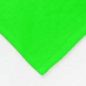 couverture en polaire couleur vert noir (Coin)