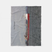 Couverture en polaire CSL Tadoussac (Devant)