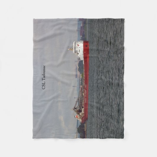 Couverture en polaire CSL Tadoussac (Devant)