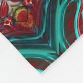 Couverture en polaire d'art abstrait (Coin)