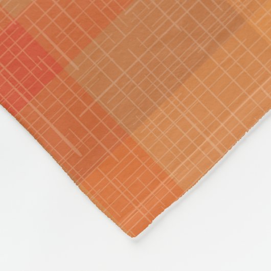 Couverture en polaire d'automne avec monogramme (Coin)