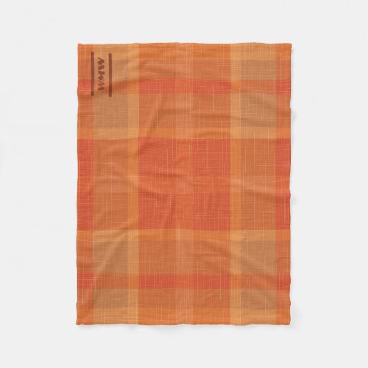 Couverture en polaire d'automne avec petit monogra (Devant)