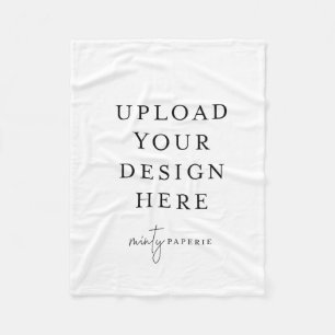 Couverture en polaire de 30 po x 40 po personnalis