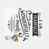 Couverture en polaire de 50 po x 60 po (Devant (Horizontal))