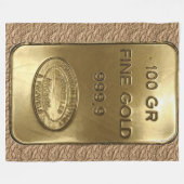 Couverture en polaire de BAR D'OR) (Devant (Horizontal))