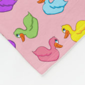 Couverture en polaire de canard rose (Coin)