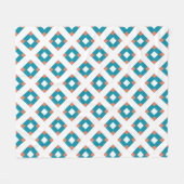 Couverture en polaire de charme géométrique (Devant (Horizontal))