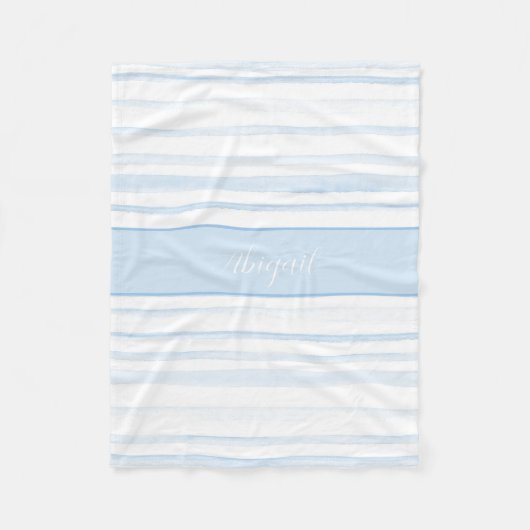 Couverture en polaire de couleur d'eau PERSONNALIS (Devant)