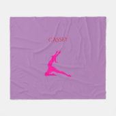 Couverture en polaire de danse. (Devant (Horizontal))