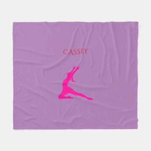 Couverture en polaire de danse. (Devant (Horizontal))