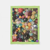 Couverture en polaire de dés (Devant)