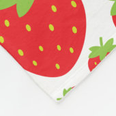 Couverture en polaire de fraises (Coin)