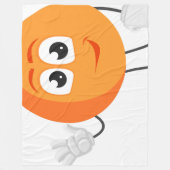 Couverture en polaire de fruits (Devant)