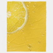 Couverture en polaire de fruits (Devant)