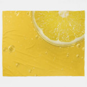 Couverture en polaire de fruits (Devant (Horizontal))