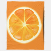 Couverture en polaire de fruits (Devant)