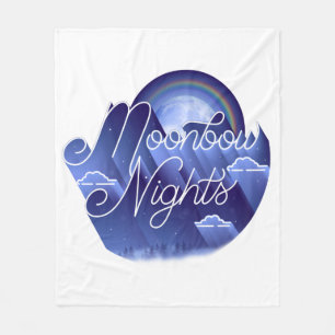 Couverture en polaire de la Nuit de Lune (moyenne)