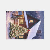 Couverture en polaire de Noël (Devant (Horizontal))
