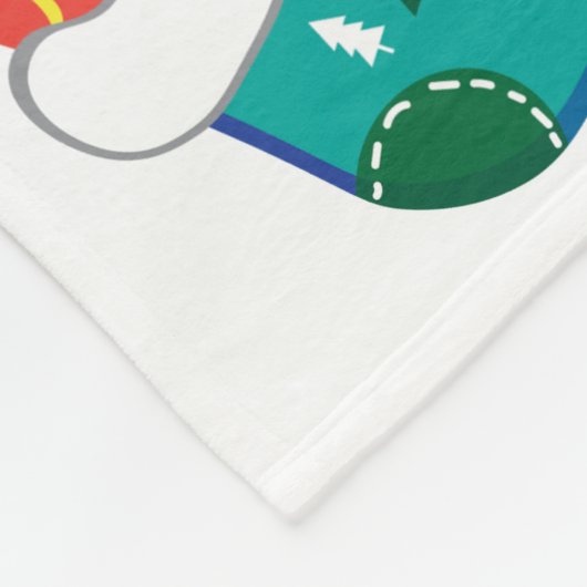 Couverture en polaire de Noël (Coin)