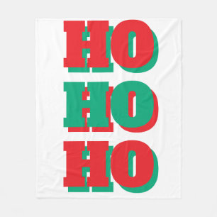 Couverture en polaire de Noël