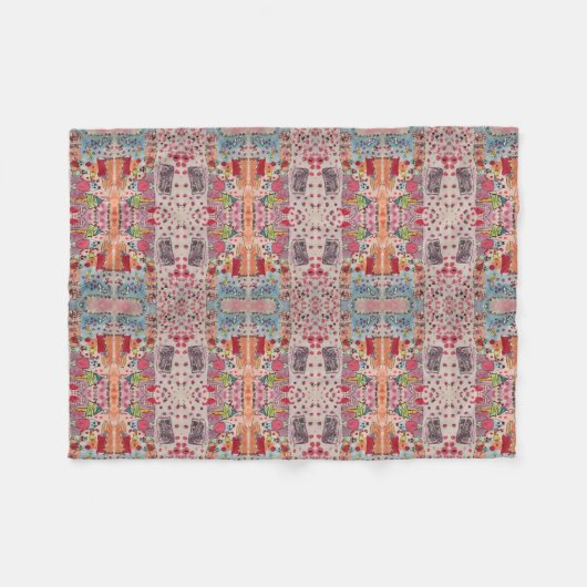 Couverture en polaire de Noël (petite) (Devant (Horizontal))