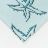 Couverture en polaire de poisson-Starfish turquois (Coin)