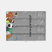 Couverture en polaire Design Locker Sports (Devant (Horizontal))