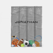 Couverture en polaire Design Locker Sports (Devant)