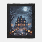 Couverture en polaire d'Halloween (Devant)